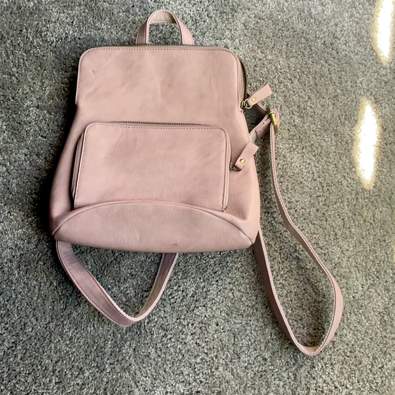 Small Leather Backpack